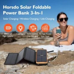 Chargeur Batterie Énergie Solaire 30000mAh -Monde Electronique Chargeur Batterie Energie Solaire​ panneaux