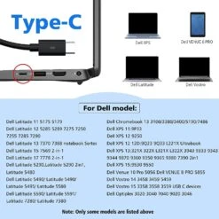 Chargeur USB-C Pour Dell Et Autres 12 Chargeur USB-C Pour Dell Et Autres -Monde Electronique Chargeur Dell USB C cable