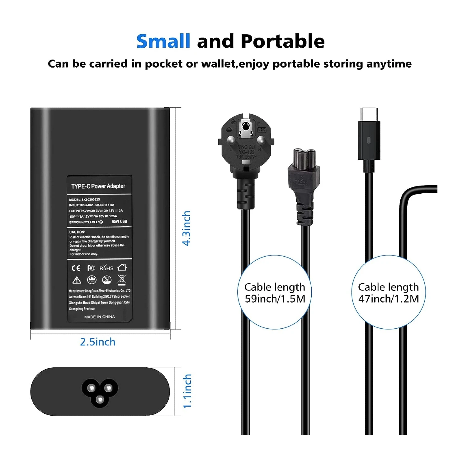 Chargeur USB-C Pour Dell Et Autres 8 Chargeur USB-C Pour Dell Et Autres – Image 6