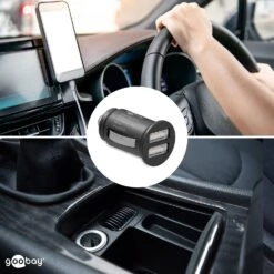 Chargeur Goobay Allume Cigare USB 9 Chargeur Goobay Allume Cigare USB -Monde Electronique Chargeur Goobay Allume Cigare Double USB
