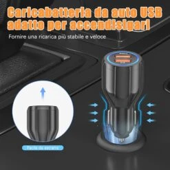 Chargeur Voiture Qc 3.0 -Monde Electronique Chargeur Hoppac pour voiture rapide stable et facile a retirer
