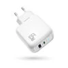 Chargeur Double USB Rapide -Monde Electronique Chargeur Imuto 65W Double USB blanc
