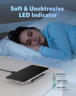 Chargeur Induction Puissant -Monde Electronique Chargeur Induction AGPTek LED