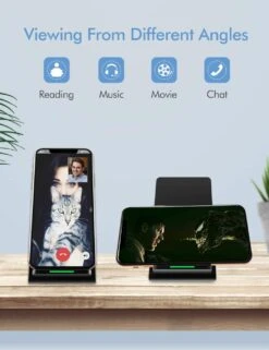 Support Chargeur Pour Téléphone Portable 8 Support Chargeur Pour Téléphone Portable -Monde Electronique Chargeur Induction Hevanto 10W support