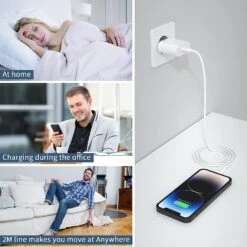 Chargeur IPhone 13 USB-C -Monde Electronique Chargeur Iphone 13 Usb C rapide