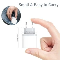 Chargeur Lightning USB-C -Monde Electronique Chargeur Lightning Usb C petit et facile a porter