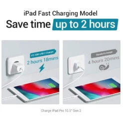 Chargeur Rapide MFI -Monde Electronique Chargeur MFi Quntis de 30 watts economisez 2 heures