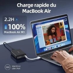 Chargeur Multi USB-C -Monde Electronique Chargeur Multi Usb C macbook