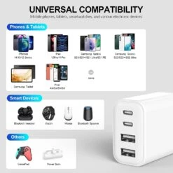 Chargeur Multiprise USB-C -Monde Electronique Chargeur Multiprise Usb C compatibilite