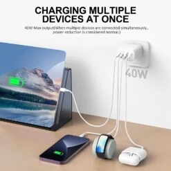 Chargeur Multiprise USB-C -Monde Electronique Chargeur Multiprise Usb C plusieurs en meme temps