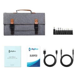 Chargeur Panneau Solaire Portable -Monde Electronique Chargeur Panneau Solaire Portable cables