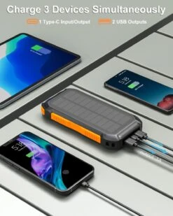 Chargeur Panneau Solaire Avec Batterie 13 Chargeur Panneau Solaire Avec Batterie -Monde Electronique Chargeur Panneau Solaire avec batterie multi ports usb