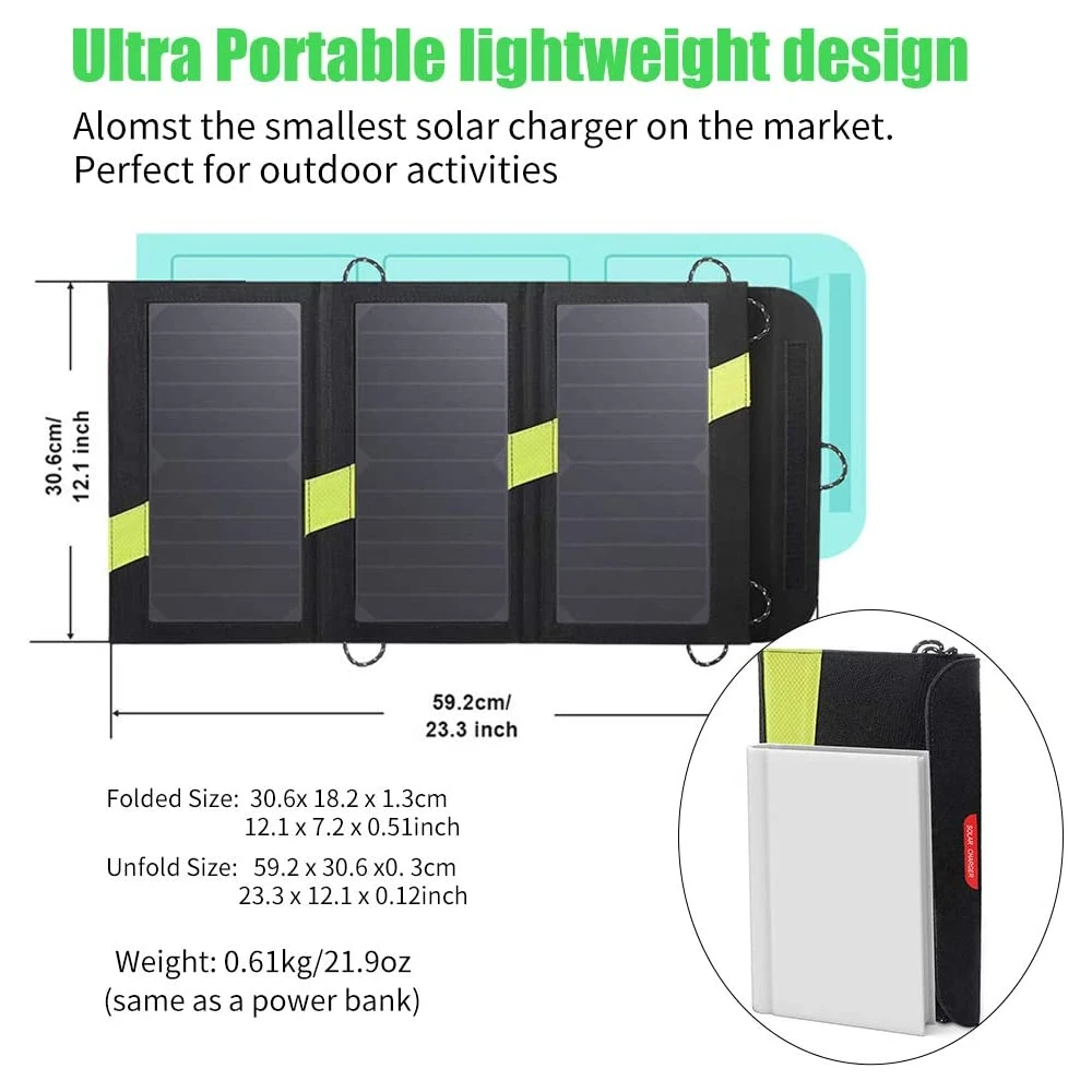 Chargeur Panneau Solaire De 20 Watts 7 Chargeur Panneau Solaire De 20 Watts – Image 5