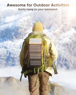 Chargeur Portable Solaire 25000 MAh -Monde Electronique Chargeur Portable Solaire 25000 mAh leger