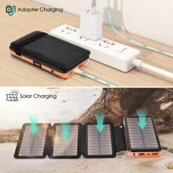 Chargeur Portable Solaire Pour Smartphones 13 Chargeur Portable Solaire Pour Smartphones -Monde Electronique Chargeur Portable Solaire pour Smartphones soleil ou filaire