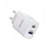Chargeur Rapide 2 USB -Monde Electronique Chargeur Rapide 2 USB blanc