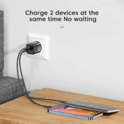 Chargeur Rapide Double USB 8 Chargeur Rapide Double USB -Monde Electronique Chargeur Rapide Double USB charge deux appareils simultanements