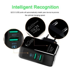 Adaptateur Secteur Quick Charge -Monde Electronique Chargeur Rapide Onely puce intelligente