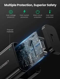 Chargeur Rapide Qc 3.0 -Monde Electronique Chargeur Rapide Qc 3.0 Ugreen protection