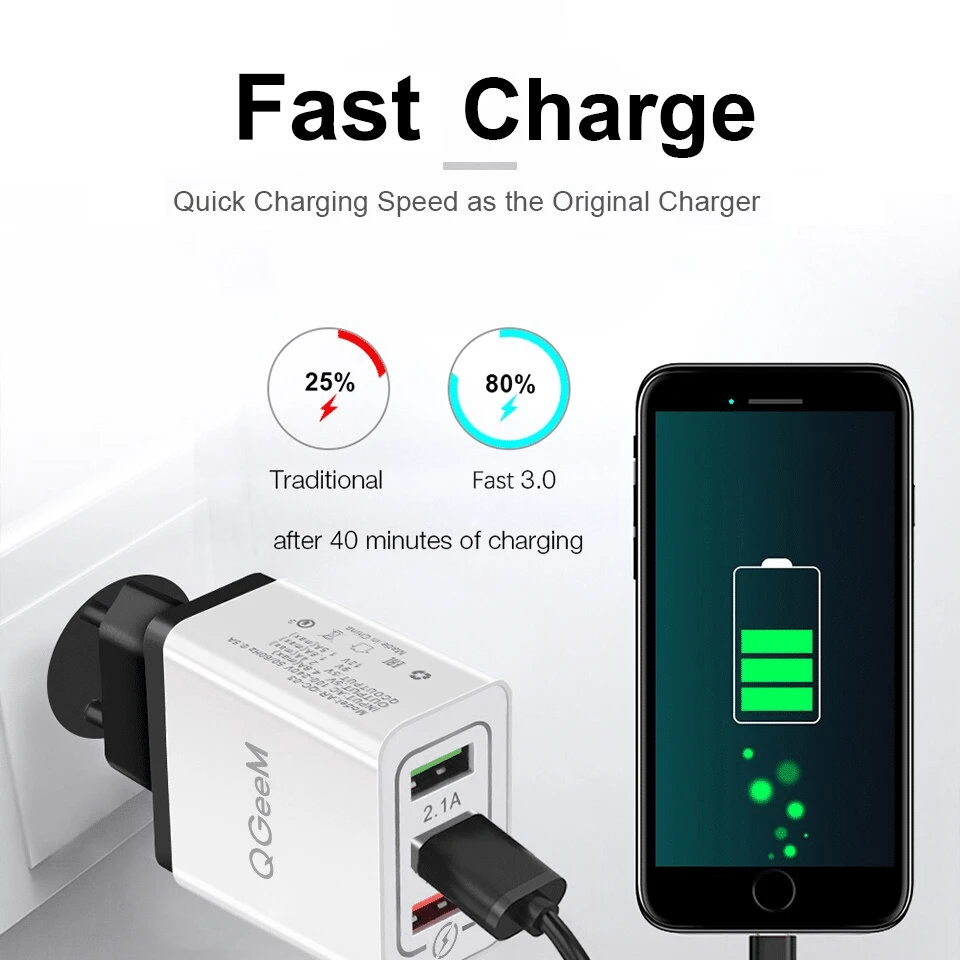 Chargeur Rapide Quick Charge 3.0 5 Chargeur Rapide Quick Charge 3.0 – Image 3