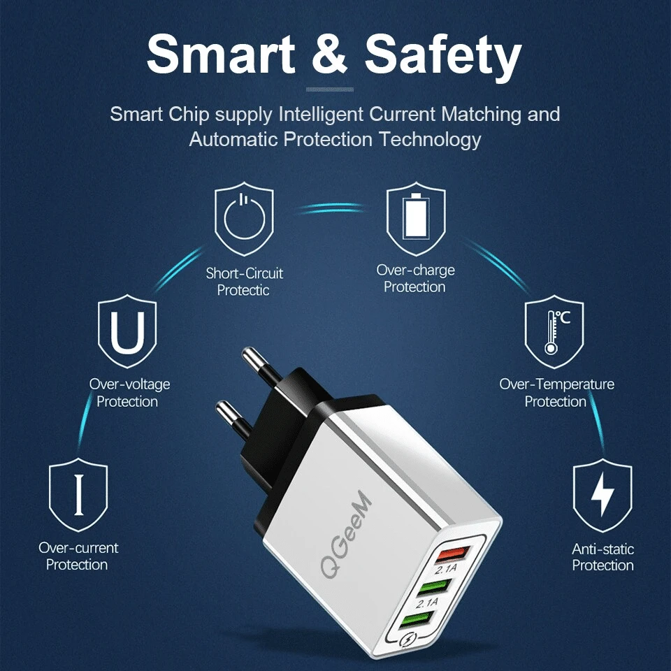 Chargeur Rapide Quick Charge 3.0 6 Chargeur Rapide Quick Charge 3.0 – Image 4