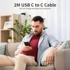 Chargeur USB-C Ultra Rapide Pour Smartphones -Monde Electronique Chargeur Rapide Samsung S21 2 metres
