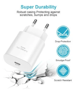 Chargeur Samsung S10 USB-C 15 Chargeur Samsung S10 USB-C -Monde Electronique Chargeur Samsung S10 USB C super durabilite