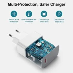 Chargeur Secteur Rapide USB C -Monde Electronique Chargeur Secteur Acocobuy Rapide Multi Protection