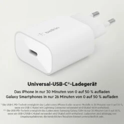 Chargeur Secteur Rapide 25W 8 Chargeur Secteur Rapide 25W -Monde Electronique Chargeur Secteur Belkin Rapide 26 minutes 50