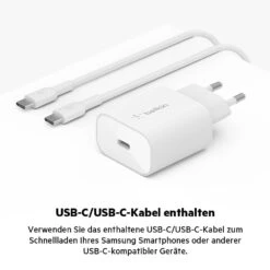 Chargeur Secteur Rapide 25W 9 Chargeur Secteur Rapide 25W -Monde Electronique Chargeur Secteur Belkin Rapide USB C