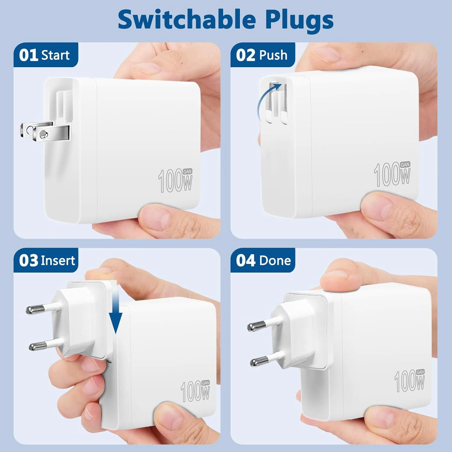 Chargeur Secteur Rapide 100 Watts 8 Chargeur Secteur Rapide 100 Watts – Image 6