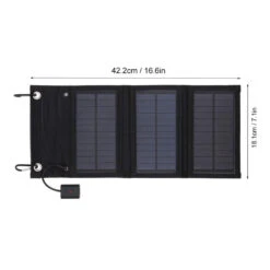 Chargeur Solaire De 15 Watts -Monde Electronique Chargeur Solaire 15 Watts taille