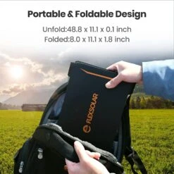 Chargeur Solaire De 19V Et De 40 Watts -Monde Electronique Chargeur Solaire 19V portable et pliable