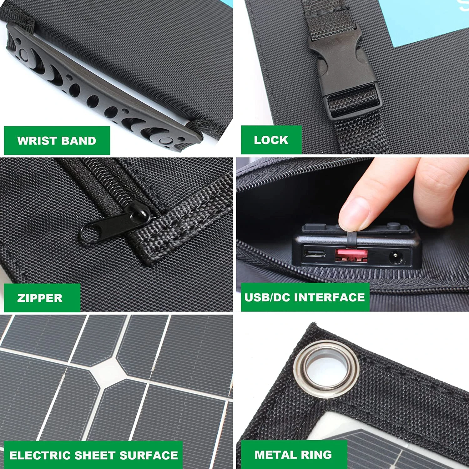 Chargeur Solaire Puissance 60 Watts Maximale 4 Chargeur Solaire Puissance 60 Watts Maximale – Image 2