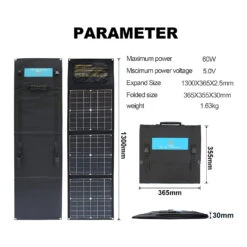Chargeur Solaire Puissance 60 Watts Maximale 19 Chargeur Solaire Puissance 60 Watts Maximale -Monde Electronique Chargeur Solaire 60W dimensions et caracteristiques