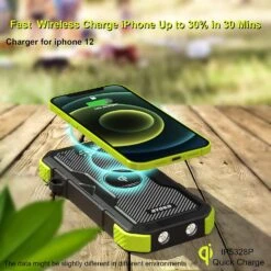 Chargeur Solaire Étanche Certifié IPX6 -Monde Electronique Chargeur Solaire Etanche charge sans fil