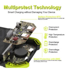 Chargeur Solaire Étanche Certifié IPX6 -Monde Electronique Chargeur Solaire Etanche multiprotection