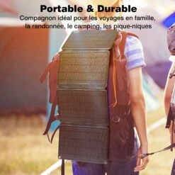 Chargeur Solaire Petit Et Léger -Monde Electronique Chargeur Solaire Petit et Leger portable et pliable