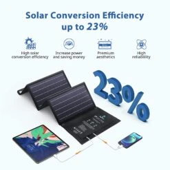 Chargeur Solaire Randonnée -Monde Electronique Chargeur Solaire Randonnee panneau efficient