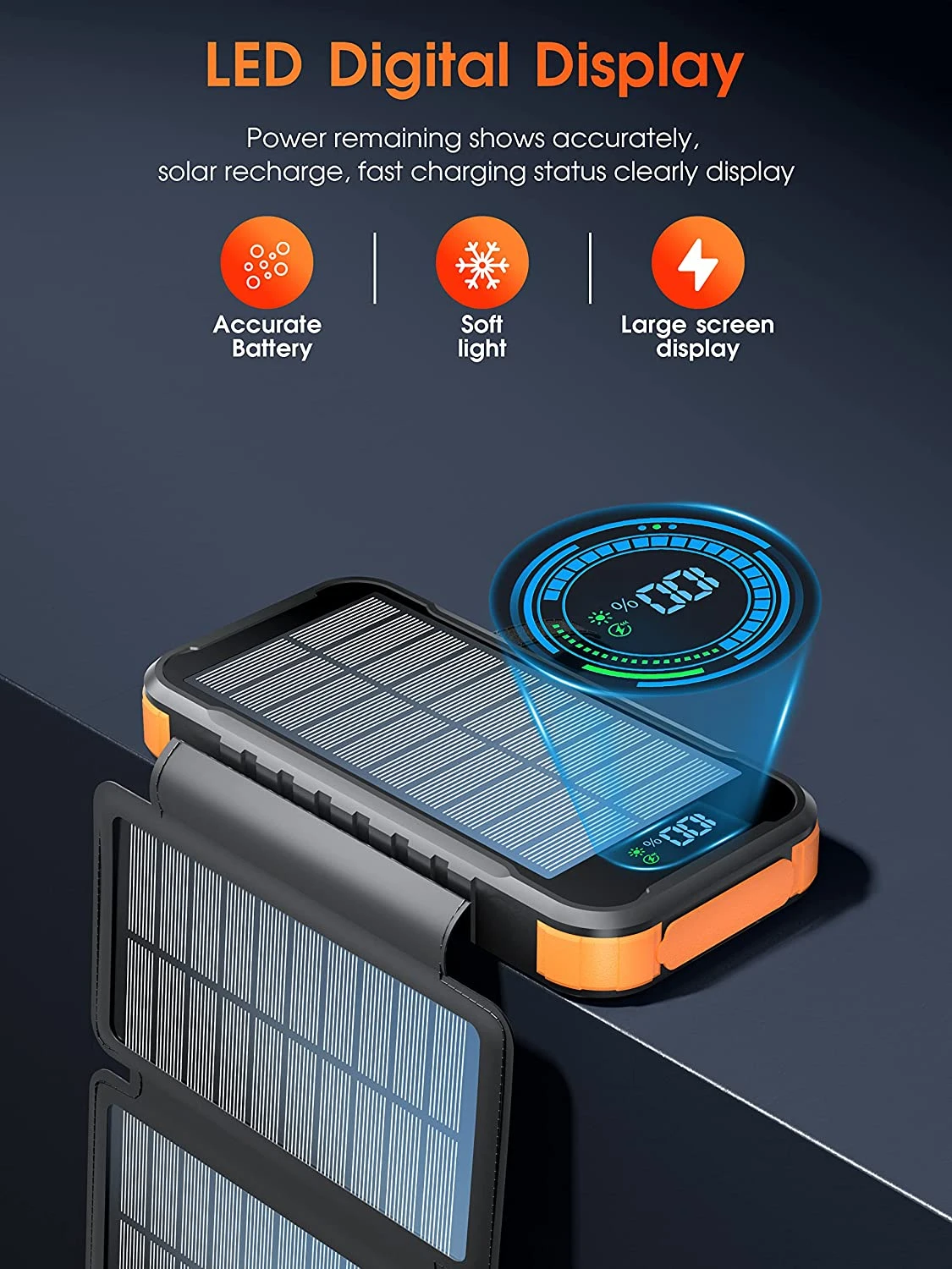 Chargeur Solaire Accumulation 27000mAh 6 Chargeur Solaire Accumulation 27000mAh – Image 4