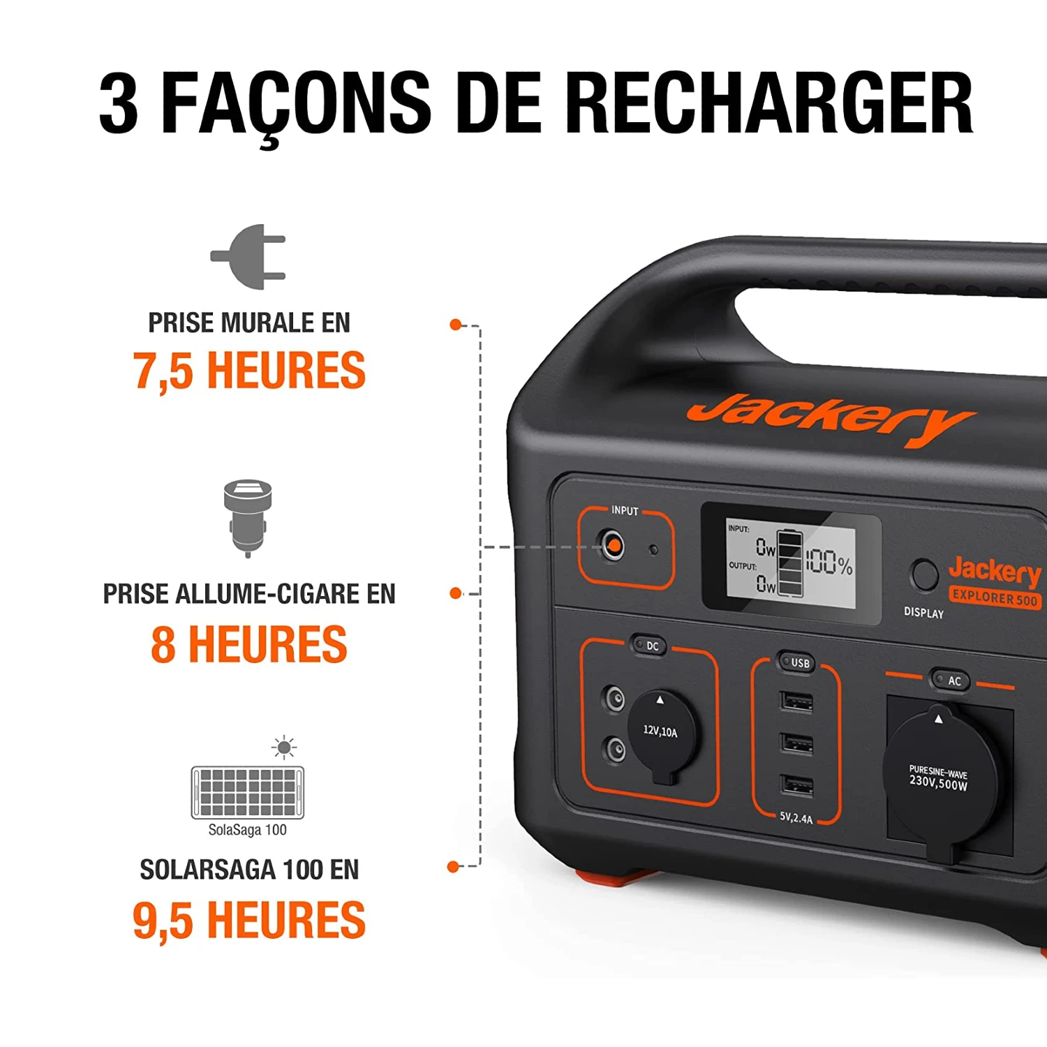 Chargeur Solaire Avec Batterie 230V 9 Chargeur Solaire Avec Batterie 230V – Image 7