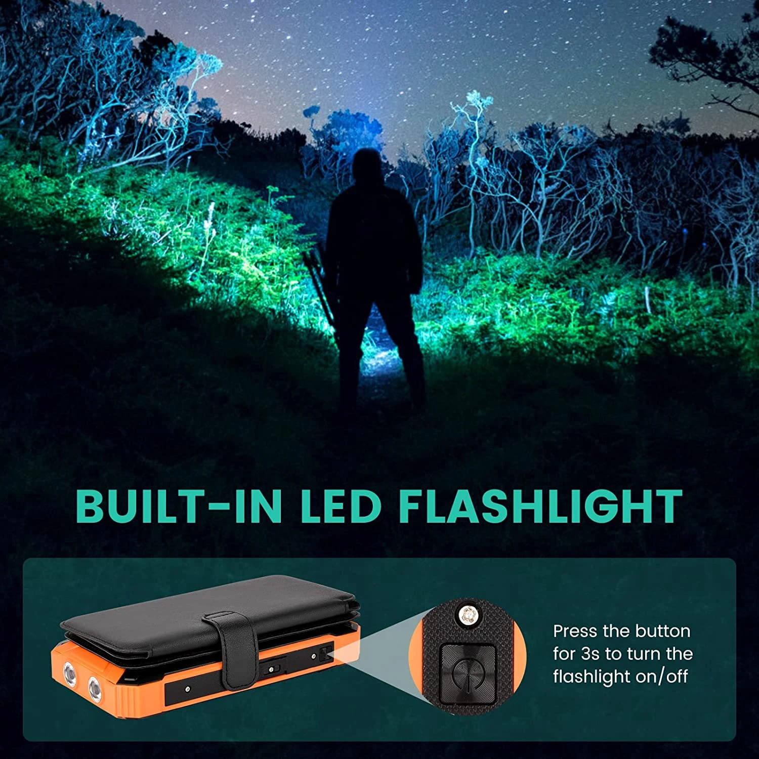 Chargeur Solaire Batterie 32000mAh 8 Chargeur Solaire Batterie 32000mAh – Image 6