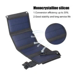 Chargeur Solaire De 10 Watts -Monde Electronique Chargeur Solaire de 10 watts monocristallin