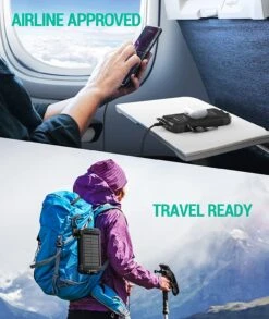 Chargeur Solaire De 10000 MAh 16 Chargeur Solaire De 10000 MAh -Monde Electronique Chargeur Solaire de 10000 mah avion