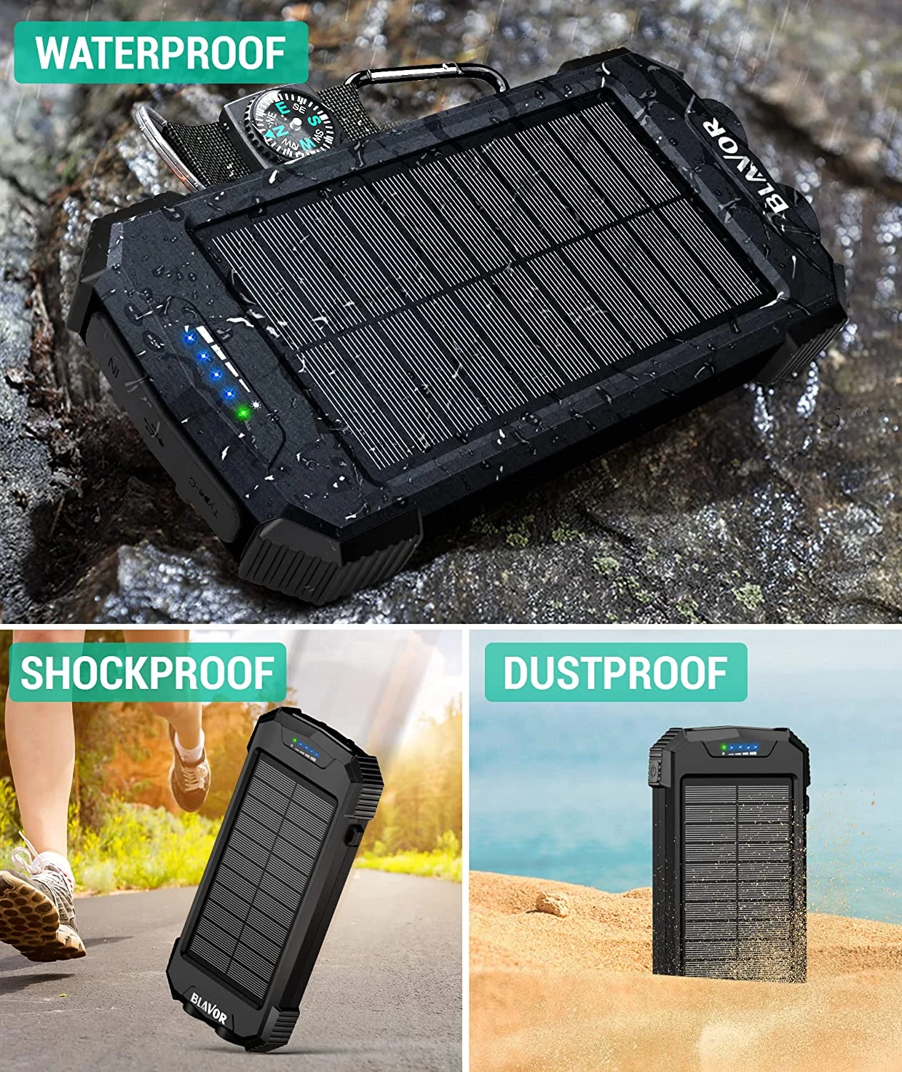 Chargeur Solaire De 10000 MAh 7 Chargeur Solaire De 10000 MAh – Image 5