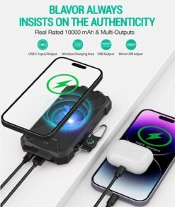 Chargeur Solaire De 10000 MAh 11 Chargeur Solaire De 10000 MAh -Monde Electronique Chargeur Solaire de 10000 mah iphone