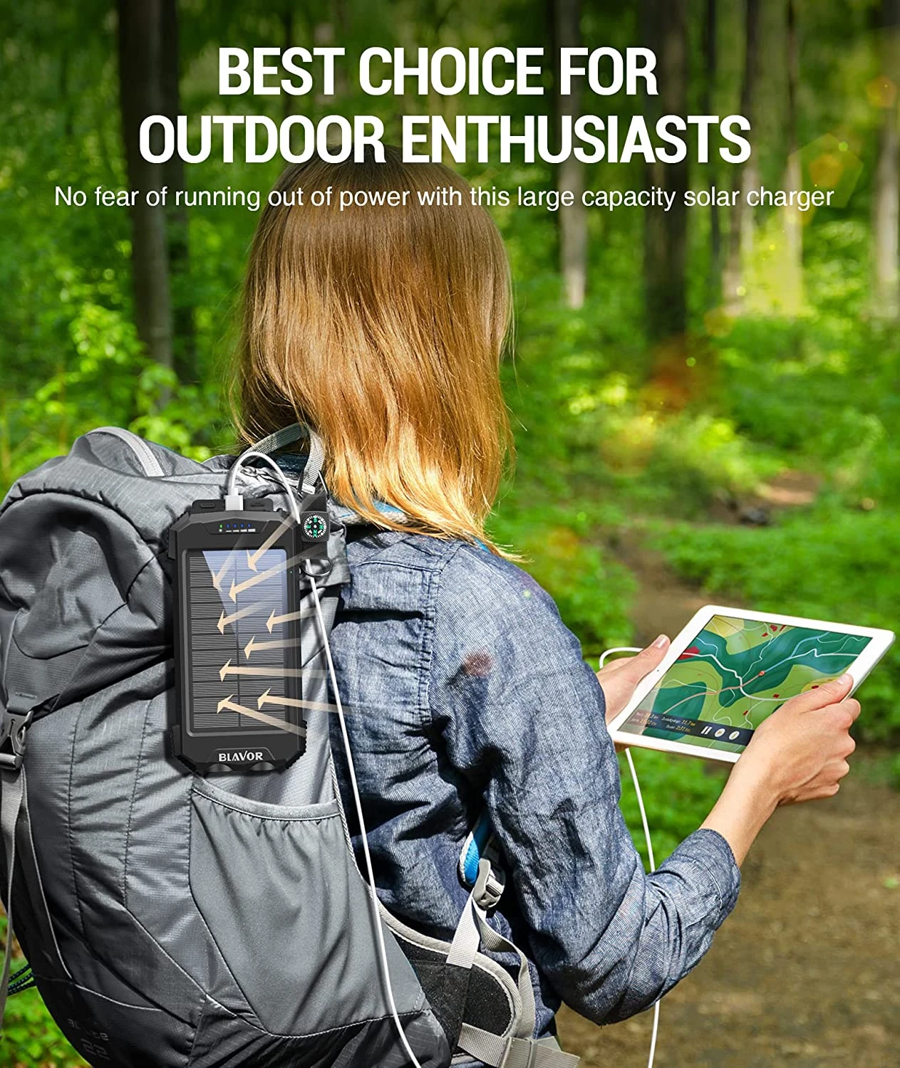Chargeur Solaire De 10000 MAh 5 Chargeur Solaire De 10000 MAh – Image 3