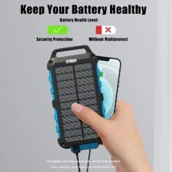 Petit Chargeur Solaire De 20000mAh 13 Petit Chargeur Solaire De 20000mAh -Monde Electronique Chargeur Solaire de Poche taille dun iPhone