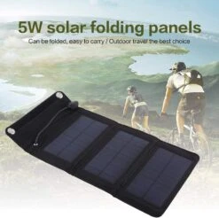 Chargeur Solaire Pour Téléphones Mobiles -Monde Electronique Chargeur Solaire pour telephones mobiles 5 watts