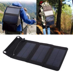 Chargeur Solaire Pour Téléphones Mobiles -Monde Electronique Chargeur Solaire pour telephones mobiles sac a dos